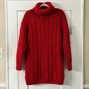 Vintage Mohair blend Chunky Cable Knit 🧶 Sweater